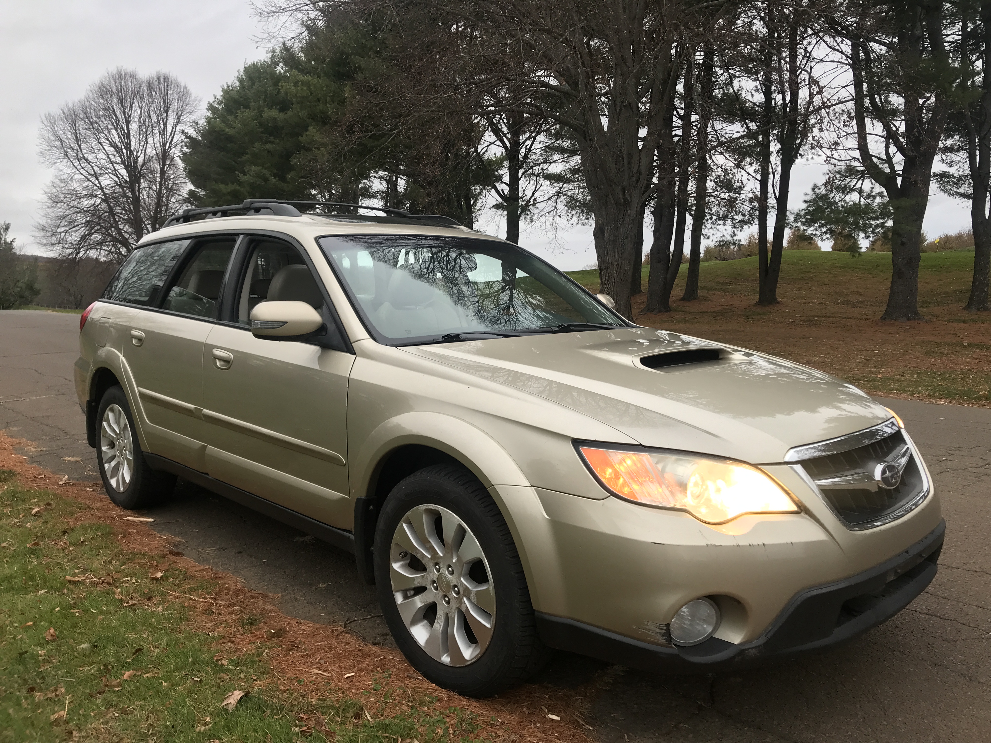 2008 Subaru Outback 2.5XT Limited, EJ255 turbo boxer, full-time symmetrical AWD, 5-speed manual One Owner 71K low mileage — hero